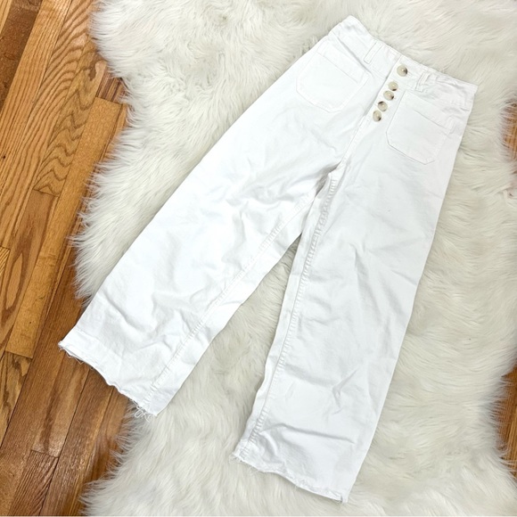 Stradivarius White Flared Jeans 4 - Picture 2 of 5